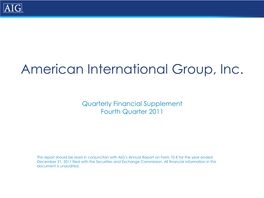 View Our Q4 2011 Financial Supplement
