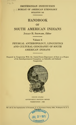 The Languages of South American Indians