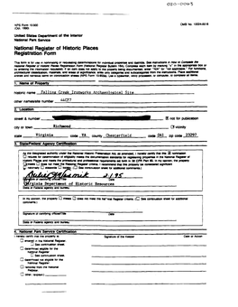 National Register of Historic Places Registration Form