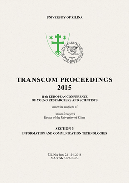 TRANSCOM Proceedings, Section 3