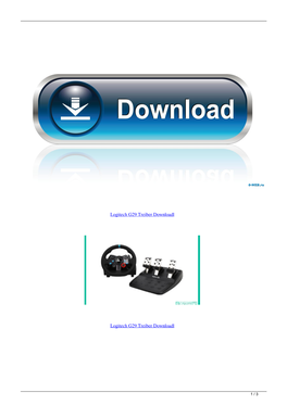 Logitech G29 Treiber Downloadl