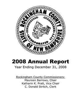 2008 Annual Report Year Ending December 31, 2008