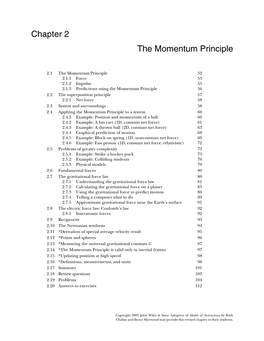 Chapter 2 the Momentum Principle