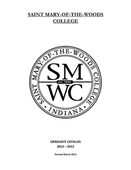 2012-2013 Graduate Catalog