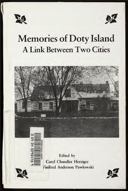 Memories of Doty Island a Link Between Two Cities