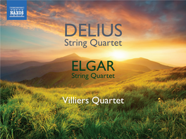 Frederick Delius (1862-1934): String Quartet in E Minor, RT VIII/8 Movement’S Closing Bars Suspend All Sense of Time and Principal Violin)