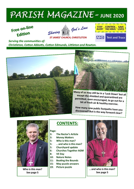 Parish Magazine– June 2020