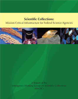 Scientific Collections: Mission-Critical Infrastructure for Federal Science Agencies