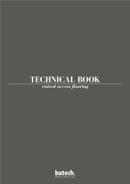 TECHNICAL BOOK Raised Access Flooring -RAISED ACCESS FLOORING