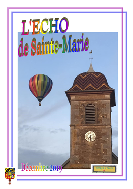 Echo De SAINTE MARIE 2019