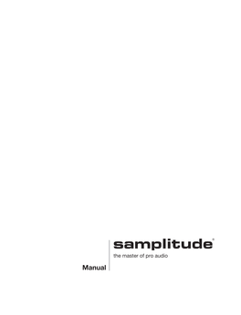 MIDI in Samplitude 220 MIDI Options 220 Import, Record, Edit 220 MIDI Object Editorctrl + O 221