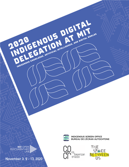 Indigenous Digital Delegation at Mit 2020