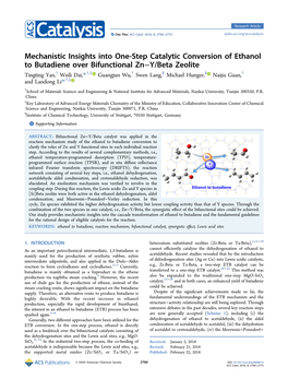 Mechanistic Insights Into One-Step Catalytic Conversion of Ethanol To