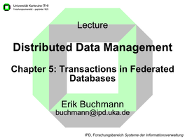 Federated Databases