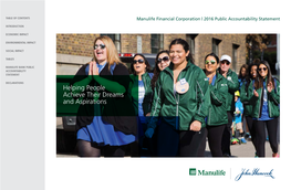 2016 Public Accountability Statement-Manulife Financial