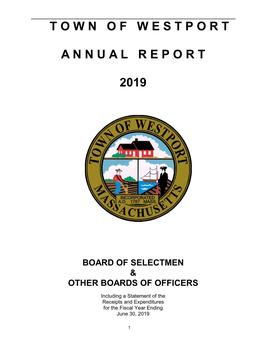 Townofwestport Annualreport 2019