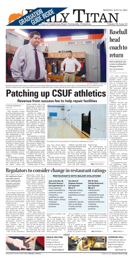 Patching up CSUF Athletics Sional Communication” the Coach Had with His Players