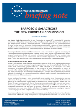 The New European Commission