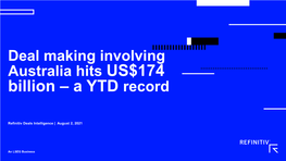 Billion – a YTD Record