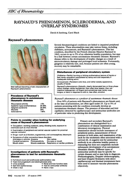 Overlap Syndromes