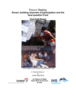 Davao: Building Channels of Participation and the Land Question Final