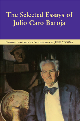 The Selected Essays of Julio Caro Baroja