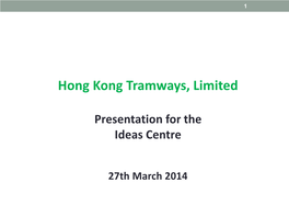 Hong Kong Tramways, Limited