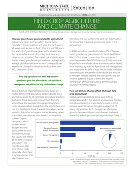 Field Crop Agriculture and Climate Change Julie E