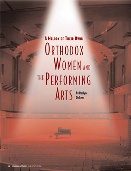 Orthodox Womenand the Performing
