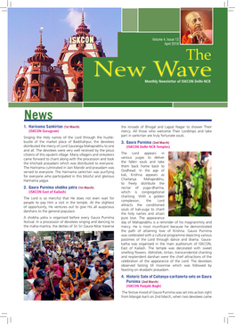 New Wave Monthly Newsletter of ISKCON Delhi-NCR