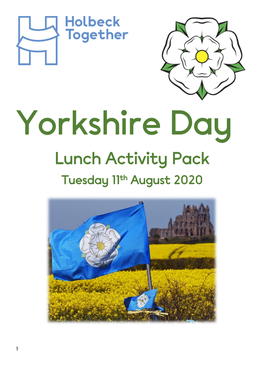 Yorkshire Day Activity Pack