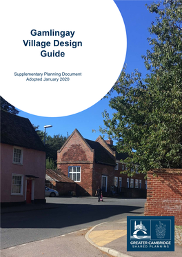 Gamlingay Village Design Guide