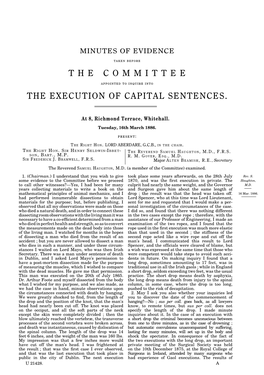 The Committee the Execution of Capital Sentences