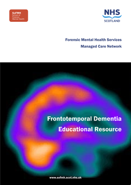 Frontotemporal Dementia Educational Resource