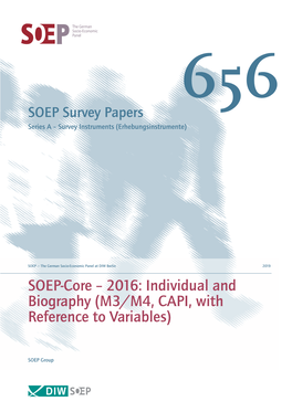 SOEP-Core – 2016: Individual and Biography (M3/M4, CAPI, with Reference to Variables)