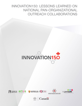 Innovation150: Lessons Learned on National Pan-Organizational Outreach Collaborations