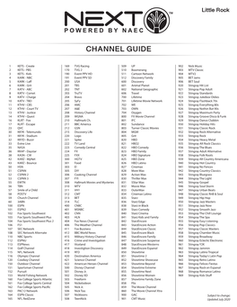 Channel Guide