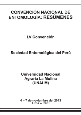 Libro Resúmenes Lv Cne – Lima 2013
