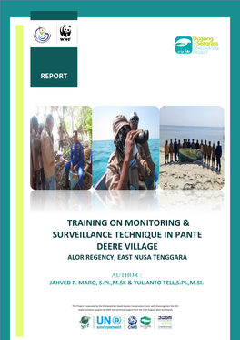 Report Training on Monitoring and Surveillance Technique in Pante