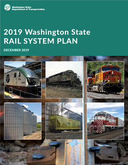 Draft 2019 Washington State Rail System Plan