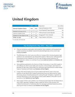 Freedom on the Net 2014