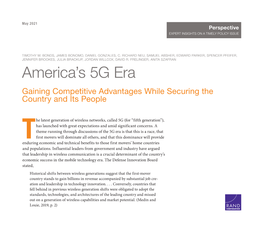 America's 5G Era: Gaining Competitive