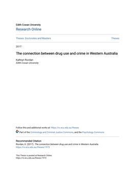 The Connection Between Drug Use and Crime in Western Australia