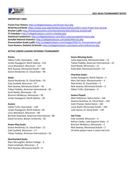 2021 NCAA Tournament Media