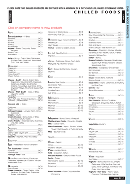 Chilled Foods Index Section 5