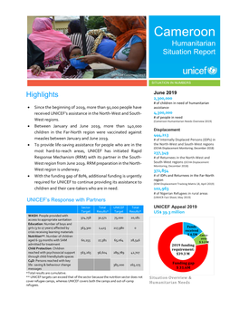 Cameroon Humanitarian Situation Report