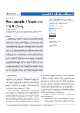 Metoclopramide: a Template for Drug Discovery