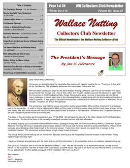 Wallace Nutting Collectors Club Banjo Clocks, the Colonial Revival & Wallace Nutting by Rich Mitchell..…………….……..…