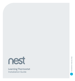 Nest Learning Thermostat Installation Guide