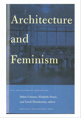 Architecture and Feminism